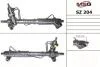 Кермова рейка з г/п Suzuki Grand Vitara 1.6, 1.9 DDiS, 2.0 05-19 MSG SZ 204 (фото 1)