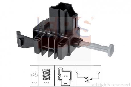 Датчик стоп-сигналу Ford Focus/Fiesta 03- Volvo C30/S40/V50 04- EPS 1.810.271