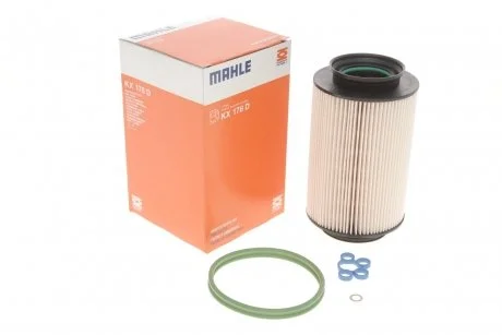 Фільтр паливний VW Caddy 1.9TDI-2.0SDI (5 болтів) MAHLE / KNECHT KX 178D