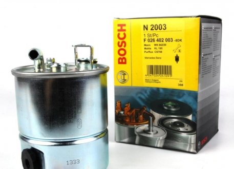 Фильтр топливный MB Sprinter 2.7CDI 00- BOSCH F 026 402 003 (фото 1)