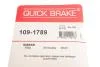 Комплект прижимних планок гальмівного супорту QUICK BRAKE 109-1789 (фото 6)