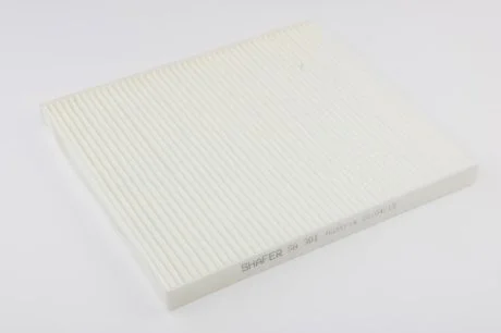 Фільтр салону Huyndai Tucson, Solaris 04-/ Kia Carens, Rio, Sportage 01-, 227x201x17 SHAFER SA301