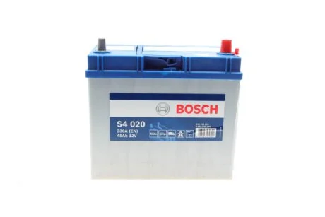 Аккумуляторная батарея 45Ah/330A (238x129x227/+R/B00) Азия BOSCH 0 092 S40 200