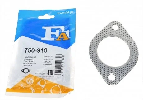 Прокладка труби вихлопної Nissan Patrol 2.8/3.0 TD 88- Fischer Automotive One (FA1) 750-910