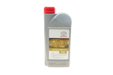 Масло ATF (1L) Dexron III/BMW ATF 6/Ford WSS-M2C922-A1/Toyota T-II, T-III TOYOTA 08886-80506
