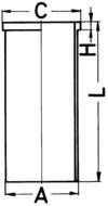 Гільза (100,4х97) DB OM314/362/356/364/366 з буртіком KOLBENSCHMIDT 89 177 190