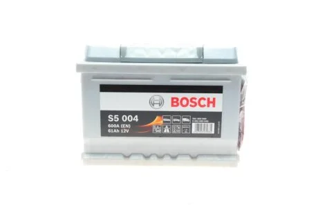 Акумулятор S5 Silver Plus 61Ah, EN600 правий "+" 242x175x175 (ДхШхВ) BOSCH 0 092 S50 040