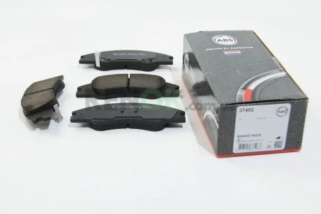 Гальмівні колодки пер. Hyundai Accent/Kia Rio 05- (mando) A.B.S. A.B.S. 37492