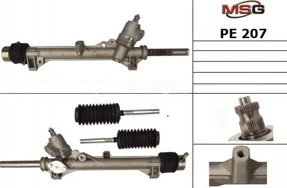 Рульова рейка з Г/У Peugeot 405 1.4-1.9D 88-92 MSG PE 207 (фото 1)