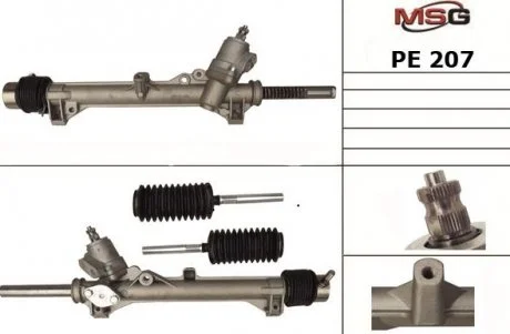 Рульова рейка з Г/У Peugeot 405 1.4-1.9D 88-92 MSG PE 207