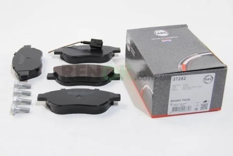 Гальмівні колодки пер. Berlingo/Partner 01-/Doblo 03- (137x57.3x19)(з датчиком) A.B.S. A.B.S. 37282