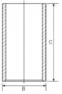 Гільза двигуна GOETZE 14-014090-00