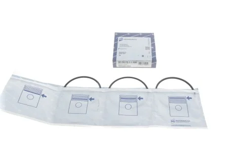 Кільця поршневі DB OM605-606 (87.00mm/STD) (2.5-2-3) KOLBENSCHMIDT 800017311000