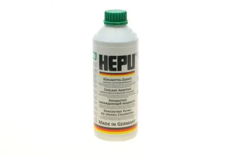 Антифриз (зелений) G11 (1,5 л) (1:1= -38°) HEPU P999-GRN