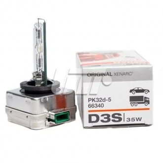 Лампочка Xenarc xenon D3S (4 шт, 42 В, 35 Вт, 3200 лм, тип гнізда: PK32D-5) OSRAM 66340