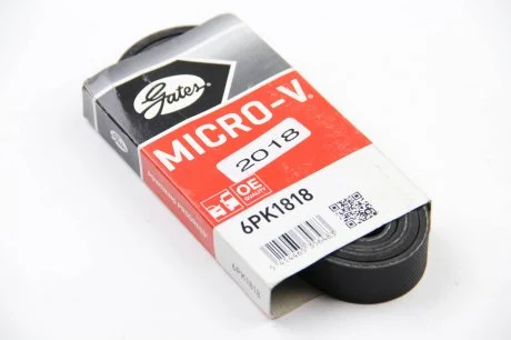 Ремінь генератора Fiat Doblo 1.9D/JTD 01- (+AC) Gates 6PK1818