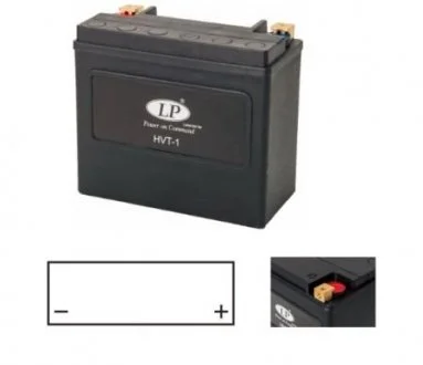 Аккумулятор для двигателей V-TWIN,12V,20Ah,CCA310,дл.:175,ш.:87,в.:155-запечатан, установка в не вер LP BATTERY HVT-1