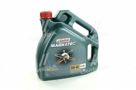 Моторна олива Magnatec 5W-40 / 4л. / (ACEA A3/B4, API SN/CF, BMW Longlife-01, MB 229.3) CASTROL 15C9D1