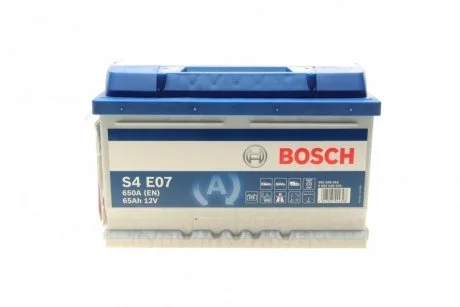 Акумулятор S4 EFB 65 Ah, EN 650 правий "+" 278x175x175 (ДхШхВ) с-ма START-STOP BOSCH 0 092 S4E 070