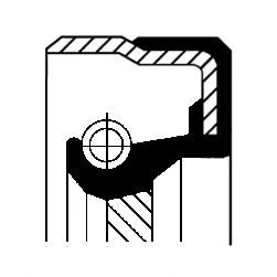 Ущільнююче кільце, ступінчаста коробка передач; Ущільнююче кільце, роздавальна коробка CORTECO 01027959