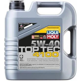 Олія моторна Top Tec 4100 5W-40 (4 л) LIQUI MOLY 7547