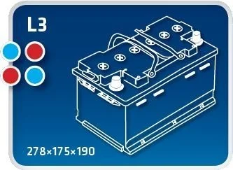 АКБ Magic EFB, 70Ah, 680A EN, 278x175x190, B13,правый "+", EFB Акумулятор (START-STOP) TAB 212070