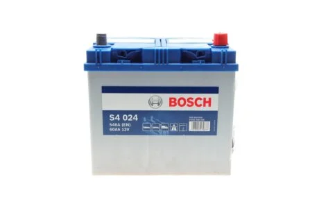 Акумуляторна батарея 60Ah/540A (232x173x225/+R) S4 Азія BOSCH 0 092 S40 240