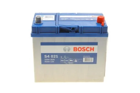 Акумуляторна батарея 45Ah/330A (238x129x227/+R) S4 Азія BOSCH 0 092 S40 210