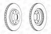 Диск гальмівний передній (кратно 2) Renault Logan II (12-), Sandero II (12-), Clio IV (Bh_) (12-) CHAMPION 562960CH (фото 1)