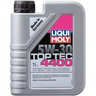 Моторна олива SAE 5W-30 TOP TEC 4400 (ACEA C4-08, Renault RN 0720, MB 229.51) 1л LIQUI MOLY 2319