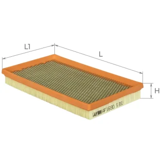 Фильтр воздушный OPEL ASTRA F 1.7 TDS 92-98, VECTRA A 1.7 TD 90-95 (с сеткой) ALPHA FILTER AF1690s