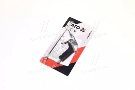 Пістолет пневматичний продувальний з подовженим соплом, 1/4", 0.8 MPa [20/40] YATO YT-2373