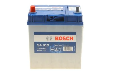 Аккумуляторная батарея 40Ah/330A (187x127x227/+L/B00) Азия BOSCH 0 092 S40 190