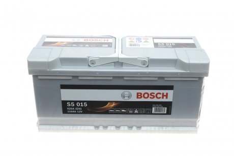 Аккумуляторная батарея 110Ah/920A (393x175x190/+R/B13) S5 BOSCH 0 092 S50 150