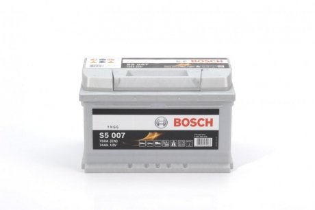 Аккумуляторная батарея 74Ah/750A (278x175x175/+R/B13) BOSCH 0 092 S50 070 (фото 1)