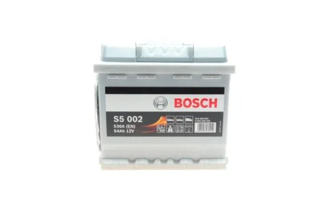 Акумулятор S5 Silver Plus 54Ah, EN530 правий "+" 207x175x190 (ДхШхВ) BOSCH 0 092 S50 020