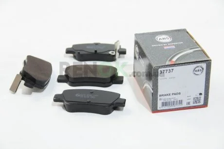 Колодка торм. диск. TOYOTA AVENSIS/AVENSIS SW 1.6,1.8,2.0,2.0D-4D,2.2D-4D 09- задн. (ABS) A.B.S. 37737