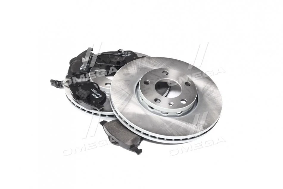 Комплект тормозной передн. AUDI A4 00-.A6 97-05,SKODA SUPERB 02-,VW PASSAT 00-05 (пр-во) REMSA 8390.00 (фото 1)