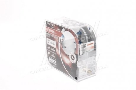 Лампа фарная H3 12V 55W PК22s NIGHT BREAKER LASER next generation (+150) компл. OSRAM 64151NL-HCB (фото 1)