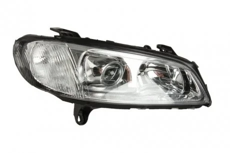 Фара прав. XENON/H7, с белым поворотником, авто. регул. 10/99- [] DEPO 442-1124R-ND-EM