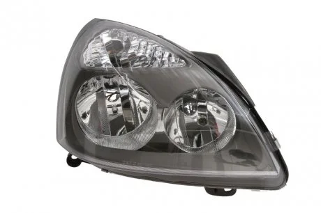 Фара прав. H7/H1 с повторителем, авт. регул (серая рамка) 01- [] DEPO 551-1138R-LDEM6
