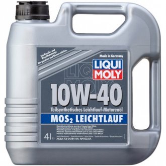 Масло моторное MoS2 Leichtlauf 10W-40 (4 л) LIQUI MOLY 1917