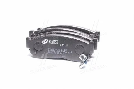 Колодка торм. диск. NISSAN SUNNY N13 06.86-90, SUBARU JUSTY 06.86- передн. REMSA 0149.02