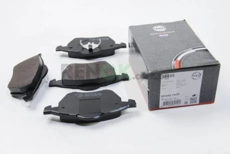 Гальмівні колодки пер. A4/Golf/Passat 94- (ATE) A.B.S. A.B.S. 36898