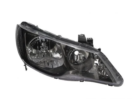 Фара правая HB3+HB4, черная рамка, эл. рег., SEDAN, 08- [] DEPO 217-1159R-LDEM7