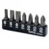 Набір біт 1/4" 7од. (SL: 4*0.5, 5.5*1, 6.5*1.2; PH1, PH2; PZ1, PZ2) TOPTUL Toptul GAAV0704 (фото 1)