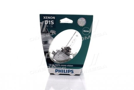 Лампа ксеноновая D1S X-treme Vision 85В, 35Вт, PK32d-2 4800К+/-600К PHILIPS 85415XV2S1