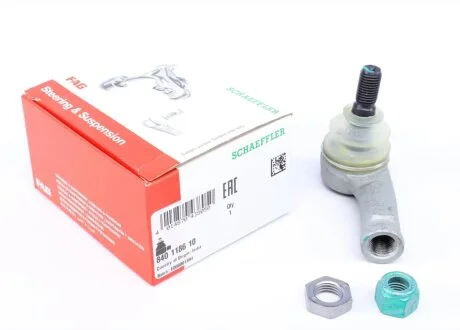 Наконечник тяги рульової (R) VW Caddy II (9K9B), 11/95 - 12/04 FAG 840 1186 10