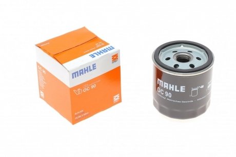 Фильтр масляный Opel 85-(benzin) (h=80mm) MAHLE / KNECHT OC90