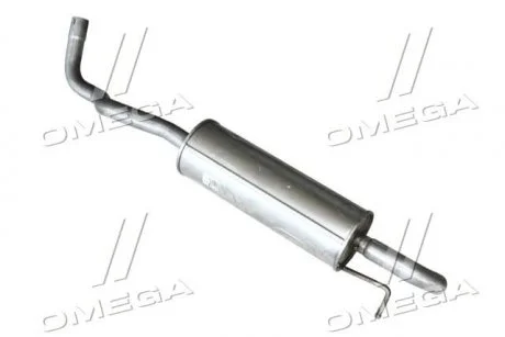 Глушник Skoda Rapid / Seat Toledo алюмінізована сталь POLMOSTROW 23.00